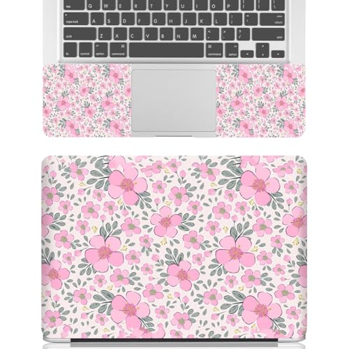 12 12.1 13 13.3 14 15.4 15.6 Inch Laptop Skin Decal, Laptop Skins Stickers Decals for Notebook PC, Universal Reusable Vinyl Laptop Cover Sticker, Waterproof Art Protector I Lovely Pink Flowers - color: Lovely Pink Flowers
