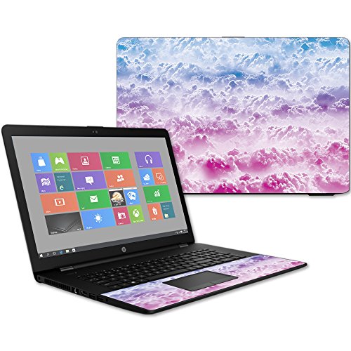 MightySkins Skin Compatible with HP 17t Laptop 17.3" (2017) - Candy Clouds | Protective, Durable, and Unique Vinyl Decal wrap Cover | Easy to Apply, Remove, and Change Styles | Made in The USA - color: Candy Clouds