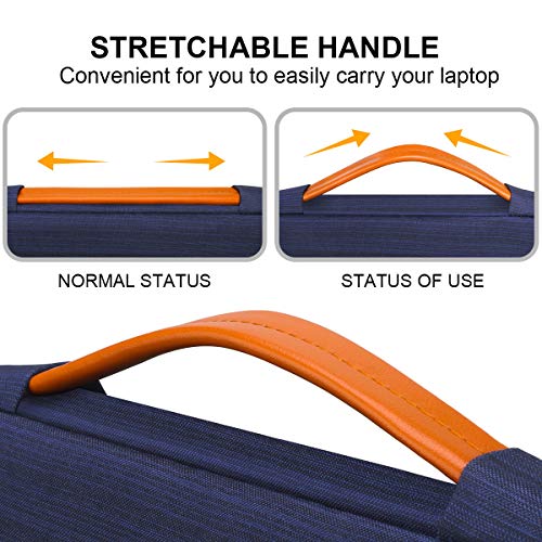Lacdo 360° Protective Tablet Sleeve Case for 13 inch New iPad Air M4 M3 M2 2026-2024, 13-inch iPad Pro M5 M4 2025-2024, 12.9 inch iPad Pro 6 5 4 3, iPad Pro Air 13 inch Sleeve, Tablet Case Bag, Blue - color: Blue, size: New iPad Pro Air 12.9-13 Inch