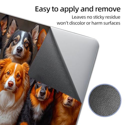 Universal Laptop Skin Sticker Decal, 12"-15.6" Aesthetic Vinyl Wrap, Group Dogs Collage Waterproof Notebook Cover Art Protector for MacBook HP Dell Lenovo, Fits 13" 14" 15" 15.6" - color: Group Dogs Collage
