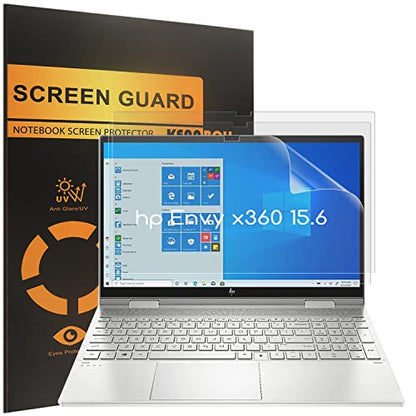 KEANBOLL 3 PCS HP Envy x360 2-in-1 15.6 Anti Glare Screen Protector for 15.6" HP Envy x360 2-In-1 Touchscreen Laptop (Model 15-ed*** Series),Eye Protection & Anti Fingerprint Filter-Matte