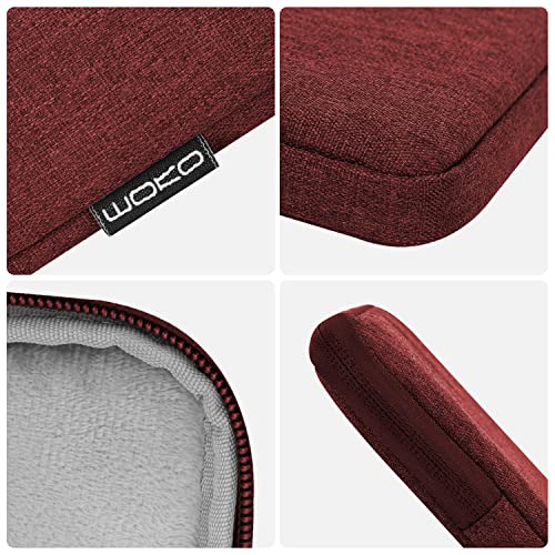 MoKo 9-11 Inch Tablet Sleeve Bag Padded Protetive Carrying Case | Fits New 11inch iPad Air M4, iPad A16 2025, iPad Pro 11 M4, Air 5/4/3, iPad 10/9/8th Gen, Tab S8/S9 11", Wine Red - color: Wine Red, size: 9-11 inch