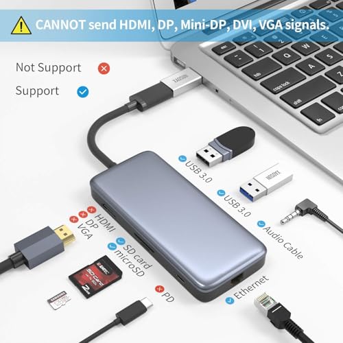XAOSUN [10Gbps] USB C Female to USB Male Adapter (2-Pack), 3.1 USB A to C Adapter, One-Sided SuperSpeed Data Sync & 100W Fast Charging for iPhone 17/16 Plus Pro Max, Laptop, Charger, Quest Link, etc. - color: Silver-2Pack