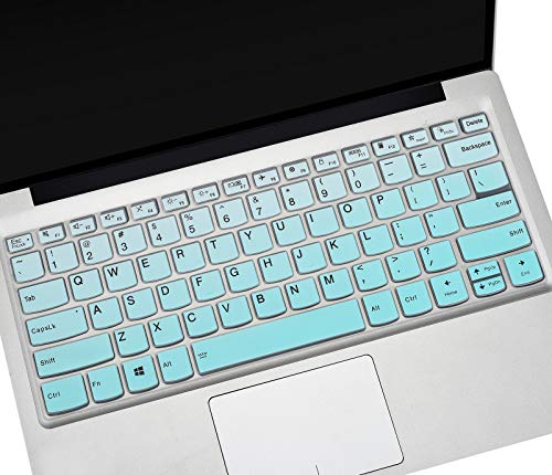 Keyboard Cover Skin for Lenovo Flex 5 14 2-in-1 Laptop/Yoga 7i 5i,Lenove Idepad S540 14 inch/Lenovo IdeaPad 5 14"/IdeaPad Slim 7 14, Keyboard Skin Protector for Lenovo Flex 5 14"-Gradual Mint - color: Gradual Mint Green
