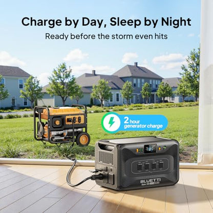 BLUETTI Apex 300 Portable Power Station & B500K Expansion Battery 7884.8Wh | Power Station LFP Backup with 6 3840W AC Outlets (7680W Surge), 120V/240V Dual Voltage Output, for Home, RV and Emergencies - style: BLUETTI Apex 300+B500K