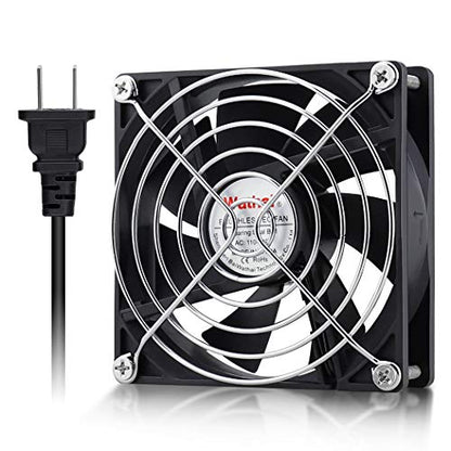 Wathai EC 92mm AC Axial Cooling Fan 110V 120V Industrial Case Fan 90mm | AC 110v - 240V Dual Ball High Speed Energy-efficient and lightweight - style: 92x25mm