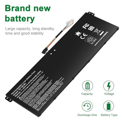 AP18C8K Laptop Battery Compatible with Acer Aspire 5 A514-52 A514-54 7 A715-42G Swift 3 SF314-42 SF314-57 SF314-57G SF314-58 SF314-59 Chromebook CB315-3H 314-C933 TravelMate P2 TMP215-52 A514-52-58U3 - size: 10.24*3.46*0.24inch