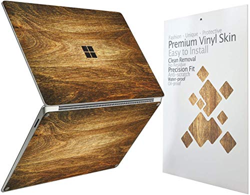 Cover Skin Decal Sticker for 2023 Microsoft Surface Laptop Go 3/ Laptop Go 2/ Laptop Go 12.4", Easy Apply, Anti-Scratch, Residue Free Vinyl Skin [Wood Texture] - color: Wood Texture, size: Surface Laptop Go 3/2/1