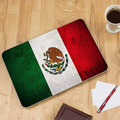 Flags | Custom Fit Made to Order Laptop Notebook Skin Vinyl Sticker Cover Decal Fits 13.3" 14" 15.6" 16" HP Lenovo Apple Mac Dell Compaq Acer Flag Mexico Grunge Distressed Country - color: Style 17