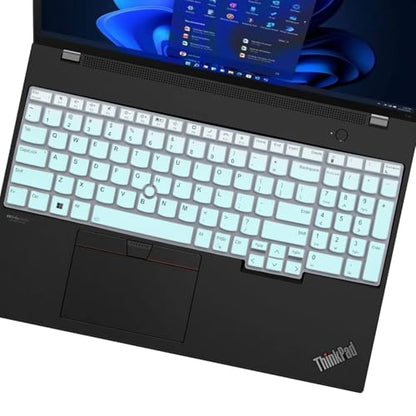 Keyboard Cover for Lenovo ThinkPad E16 L16 P16 P16v (Gen 2/Gen 1) / T16 P16s (Gen 3/Gen 2/Gen 1) 16 inch, Thinkpad L15 Gen 4/3 15.6 inch (Not Fit Thinkpad Z16,L15 Gen 2/1)-MintGreen - color: MGreen