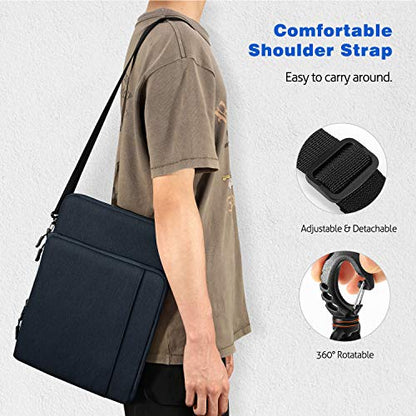 MoKo 13.3-14 Inch Laptop Sleeve Bag Carrying Case with Accessory Pocket | Fits MacBook Pro 14-inch M3/M2, MacBook Pro 13-inch M2/M1, MacBook Air 13.6-inch M2 and Surface Pro 9/8 13-inch, Indigo - color: Indigo, size: 13.3-14 Inch