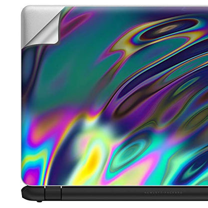 It's A Skin 15.6 inch Laptop Notebook Skin Vinyl Sticker Cover Decal Universal fit for 15.6" (May Require Trimming) HP Lenovo Apple Mac Dell Compaq Asus Acer/Oil Slick Opal Colorful Resin