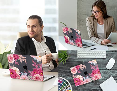 CISSOOK Compatible with MacBook Pro 14 inch Case 2026-2021 M5 M4 M3 M2 M1 | A3434 A3427 A3426 A3112 A3185 A3401 A2918 A2992 A2779, 5in1 Kit Hard Shell Case, Scratch Resistant, Gorgeous Flowers﻿ - color: 14inch-Gorgeous Flowers