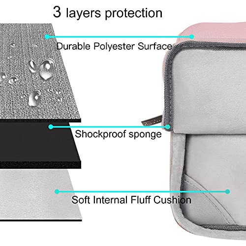 MOSISO Compatible with MacBook Pro 14 inch Case M5 2026 M4 M3 M2 M1 2025-2021 A3427 A3426 A3434 A3112 A3185 A3401 A2918 A2992 A2779 A2442, Case&Bag&Keyboard Skin&Webcam Cover&ScreenFilm, Rose Quartz - color: Rose Quartz