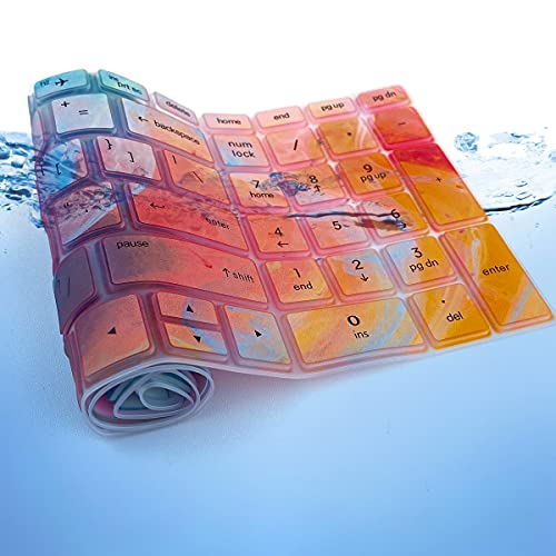 Keyboard Cover for 15.6 17.3 HP Laptop 15-dy 15-dw/da/db/ef 17-by/ca 15-dy5033dx 15-dy5073dx 15-dy2073dx 15-dy2703dx 15-dy2702dx 15-dy5131wm 15-dy2005tg 15-dy2193dx 17-by4013dx 17-by4633dx 17-by4061nr - color: Colorful