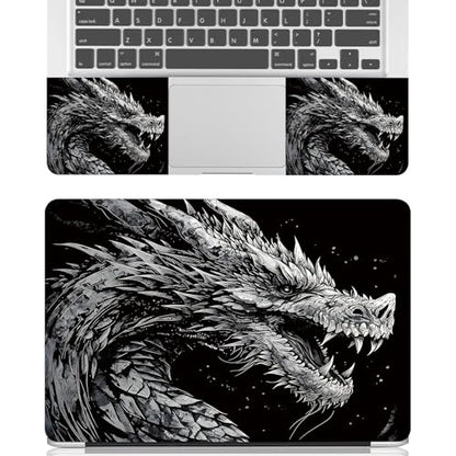Universal Laptop Skin Sticker Decal for 11.6”12" 13" 13.3" 14" 15" 15.4" 15.6" Reusable Waterproof Scratch-Scratch Resistant Protective Vinyl Laptop Notebook Skin Stickers - Black Dragon - color: Black Dragon