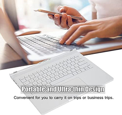 Diyeeni Keyboard for Surface Book, Portable Replacement Keyboard for Microsoft Book Base 1704 1705 1785, Multifunctional Full Key Keyboard, Comfortable Buttons