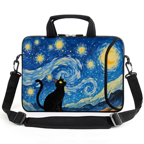 15" laptop sleeve laptop bag chromebook case adjustable shoulder strap with handle accessory pocket for men women (RYD-15-13) - color: Ryd-15-13