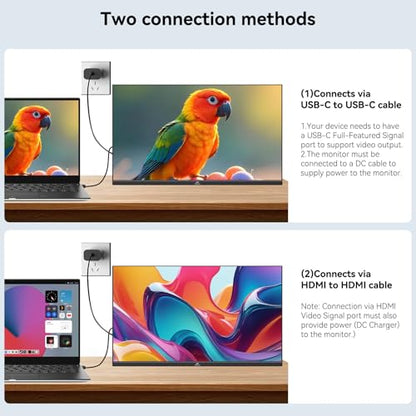 Kenowa 23.8" Large Portable Monitor 200Hz FHD 1080P IPS Freesync USB-C HDMI External Gaming Monitor with Dual Speakers Adjustable Stand, Second Display for Laptop Phone PC Computer Mac Xbox PS4 - size: 23.8"200Hz