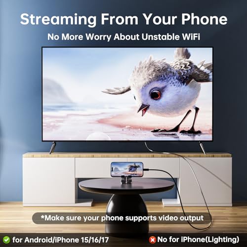 Bidirectional USB C to DisplayPort Cable 16K DisplayPort to USB C 8K@120Hz | 6.6Ft 4K@144Hz [Thunderbolt 3/4/5 Compatible] for MacBook Pro, iPad, Dell XPS, iPhone 17, Galaxy S25 Laptop