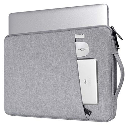 13-13.3 Inch Laptop Sleeve for Acer Spin Chromebook 513 13.3, Lenono Duet 5, Dell ASUS HP 13.3" MacBook Air Case Bag, Light Grey - color: Light Grey, size: 13.3-13.6 Inch