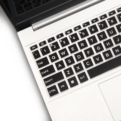 Keyboard Cover for 2026 2025 2024 HP 15.6 inch Laptop 15-fc 15-fd Series, HP 15z-fc000/fc100 15t-fd100 15t-fd000 15-fd0123dx 15-fd0127dx 15-fd0125dx 15-fc0146dx 15-fc0057wm fd0023dx fd0083wm fc0093dx - color: Black
