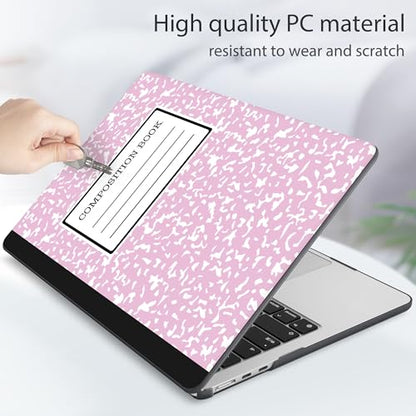 Tuiklol for MacBook Air 13 inch Case M5 2026 M4 2025 M3 2024 M2 2022 Release Model A3449 A3240 A3113 A2681,Plastic Hard Shell Cover for MacBook Air 13.6 with Touch ID, Composition Book - color: Composition Book