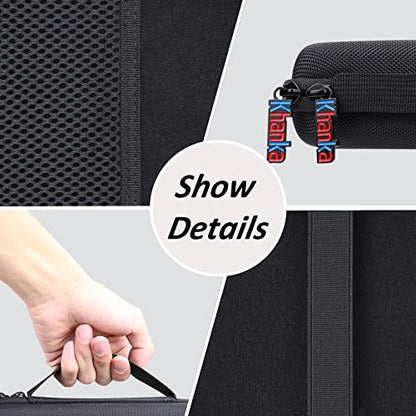 khanka Hard Case for Baseus 100W USB C Laptop Charger 20000mAh Power Bank | EVA Hard Shell, Accessory Storage Pocket, Travel-Ready Portable Storage, Impact Resistant Protection, Protective Case Only