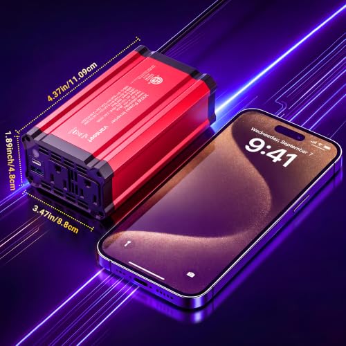 300W Car Power Inverter (Red-30) - color: Red-30
