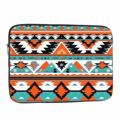Laptop Sleeve Bag 15.4 15.6 Inch,Ethnic Aztec Geometric Native American Indian Style Mexican Colorful Protective Polyester Computer Cases Laptop Cover Tablet Travel Cover - color: LPS-002
