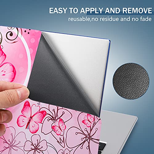 Pink Butterfly11.6 13 13.3 14 15 15.6 inches Netbook Laptop Skin Sticker Reusable Protector Cover Decal FY-NEK-009 - color: FY-NEK-009