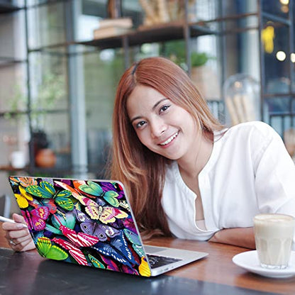 Pretty Butterflies Fashion Netbook Laptop Skin Sticker Reusable Protector Cover for 11.6-15.6 Inch Chromebook Skin YNEK-131 - color: YNEK-131