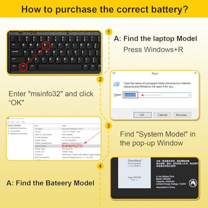50WH WDX0R Laptop Battery Replacement for Dell Inspiron 13/15/17 5000/7000 5368 5378 7378 5568 5578 5580 5767 5770, Latitude 3180-3590, Vostro 5568 5468 Compatible WDXOR P69G 3CRH3 - size: WDX0R 8*4.5*0.25inch