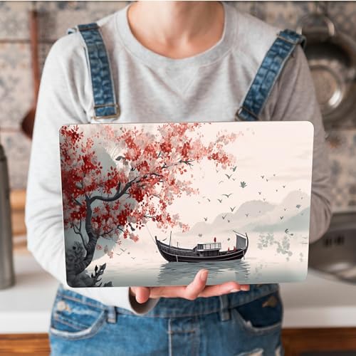 Universal Laptop Skin Sticker with 2 Wrist Pad Skins, Waterproof Scratch Resistant Vinyl Laptop Cover Decal, Cut to Fit for 11–15.6 Inch MacBook HP Dell Lenovo, Ink Painting - color: Ink Painting