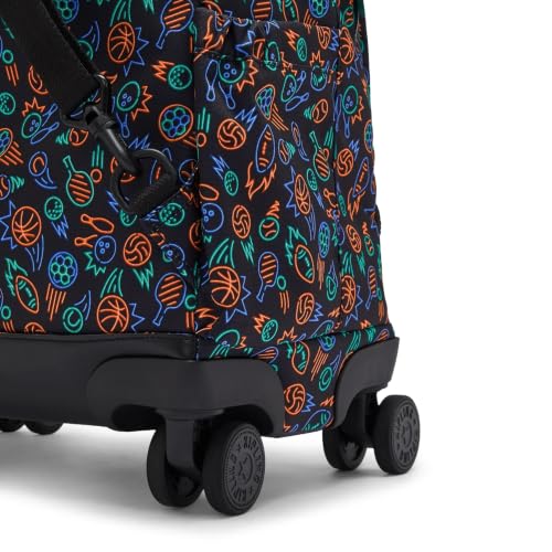 Kipling New Zea Printed 15" Laptop Rolling Backpack - color: Sport Doodle