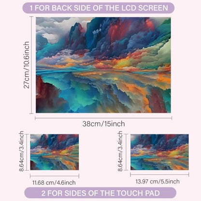 CREATCABIN Mountain Laptop Skin Sticker Decal Netbook Skin Sticker Notebook Art Decal 12" 13" 13.3" 14" 15" 15.4" 15.6" Universal Laptop Protector Cover Waterproof Scratchproof Removable Easy to Apply - style: Mountain