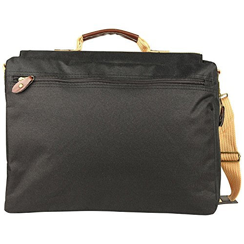 Impecgear Expandable Laptop Computer Briefcase Messenger Bag 16.5 Inch (DPFG Black 16") - size: DPFG Black 16"