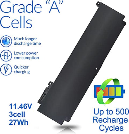 01AV406 Battery for Lenovo ThinkPad T460S T470S Series SB10J79003 00HW038 00HW025 00HW024 01AV405 01AV462 01AV407 01AV408 SB10J79002 L16M3P73 SB10K97605 SB10F46462 SB10F46463 SB10F46476 27Wh 3-Cell - size: 8 x 2 x 0.28 inches 01AV406 BATTERY