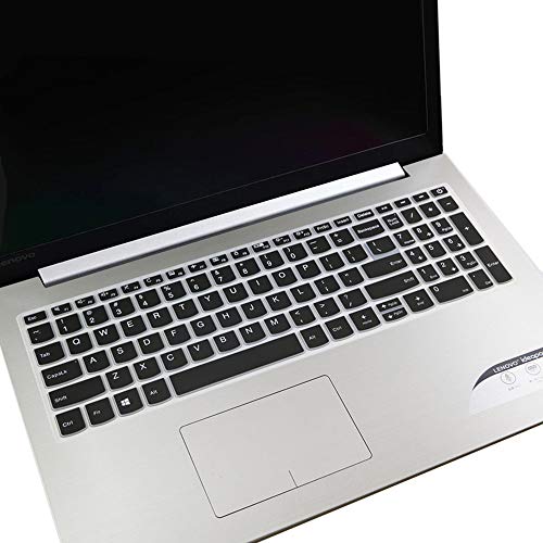 MUBUY Keyboard Cover for 2020 2019 New Lenovo IdeaPad 15.6" 17.3" 320 330 330s 340s 520 S540 720s 130 S145 L340 S340 V330 V130 Keyboard Protective Skin [with Numeric Keypad] -Black - color: Black