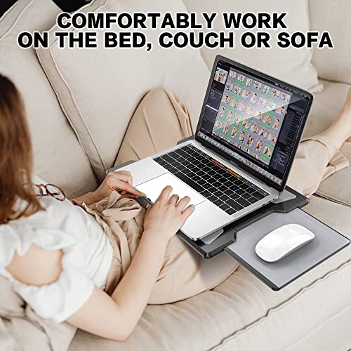 Portable Lap Desk with Mouse Pad + Tablet Stand for Desk (LD-6B + TS-8B)