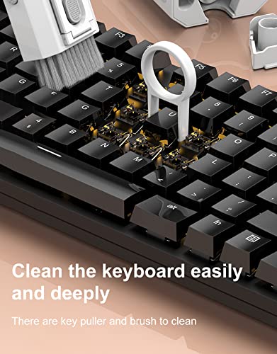 Cleaning Kit for Airpod 8-in-1 Multifunction Cleaning Kit for Cell Phone Earbuds Camera PC Smart Devices Clean with Keyboard Buckle Deep Clean Devices Upgraded Mobile Phone Cleaner Kit Accessory