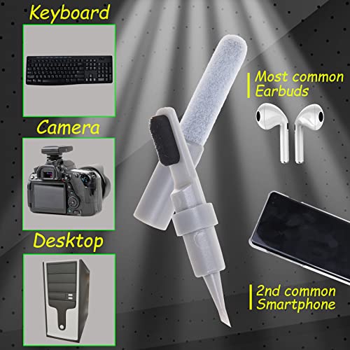 Camkix 6-in-1 Electronics Cleaning Kit - Key Puller, Flocking Sponge Cleaner, Pen Nibs, Cleaning Cloths - Keyboards, Earbuds, Hearing Aids- Cleaner for Smartphones, Laptops, PC Monitors, Cameras - size: 6-in-1 Electronics Cleaning Kit