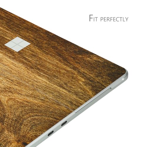 Protective Cover Skin Decal Sticker for Surface Pro 12" [Wood Texture] | Easy Bubble-Free Apply, 2025 Copilot PC, Matte Finish, Anti-Scratch, Anti-Fingerprint, Residue-Free, Full Body Vinyl Wrap - color: Wood Texture, size: Surface Pro 12"