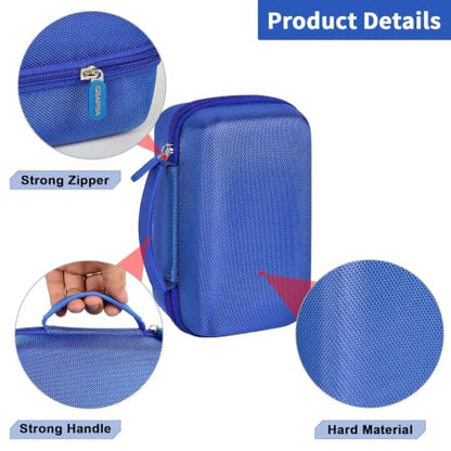 Laptop Power Bank Case for Anker 25000& Prime 27650，Blue | Organizes the Power Bank, Small Cables and 100W Charging Base; Larger 150W Charging Base Does Not Fit, Case Only - color: Blue