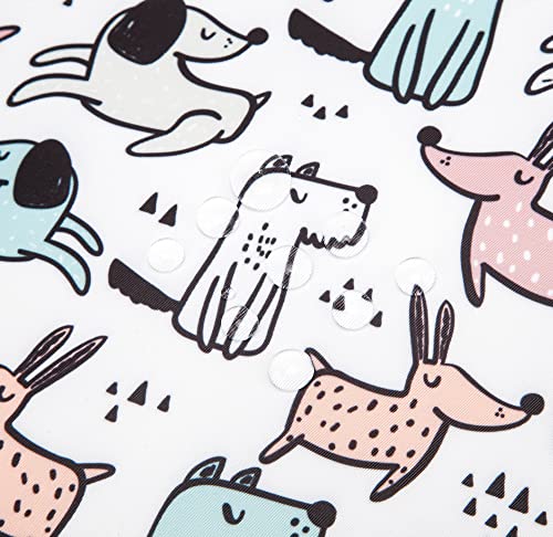 Kinmac Dogs Pattern 360° Protective Water Resistant Laptop Case Bag Sleeve with Handle for Surface Pro,MacBook Pro 13",MacBook 12",New MacBook Air 13" Retina and iPad pro 12.9 - color: Cartoon Dogs, size: 12 inch-13.3 inch