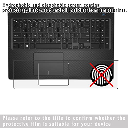 2-Pack Clear Protector Film, compatible with Victus by HP 15-fa000 fa0000 15-fa 15.6" Laptop Keyboard Touchpad Trackpad Skin Sticker [Not Screen Protectors ]