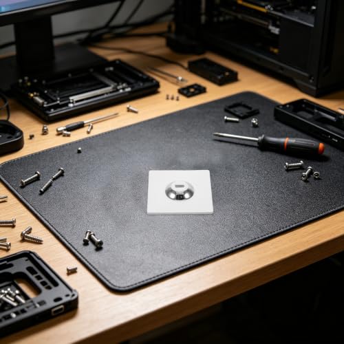 Laptop Anchor Plate for Cable Locks - Desk Mount Security Anti-Theft Anchor Base Suitable for Office Table and Work Areas