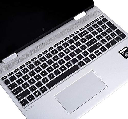 Keyboard Cover for HP Laptop 15.6 15-dw 15-dy 15-da/db 15-ef 15-bs/bw 15-dy5033dx dy5073dx dy2073dx dy5399nr dy5599nr 15-dw4047nr 15t-dw400/HP 17.3 Laptop 17-by/bs/ca 17-by4022wm by4025nr -Black - color: Black
