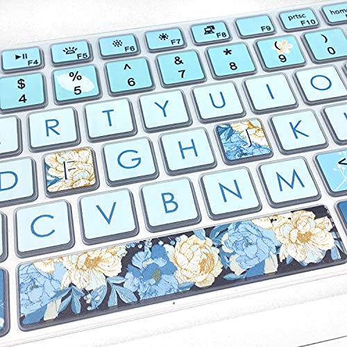 Keyboard Cover Skin for 2021 2020 2019 Dell Inspiron 15 5501 5502 5505 5508 5584 5590 5593 5598 15.6" / Inspiron 15 7000 7590 7591 7501 7506 7706 7790 / Vostro 7590 5590 7500,Peony - color: Peony
