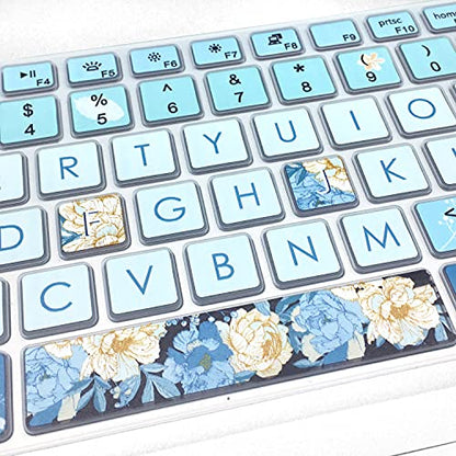 Keyboard Cover Skin for 2021 2020 2019 Dell Inspiron 15 5501 5502 5505 5508 5584 5590 5593 5598 15.6" / Inspiron 15 7000 7590 7591 7501 7506 7706 7790 / Vostro 7590 5590 7500,Peony - color: Peony